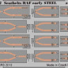 Eduard 49097 Seatbelts RAF early STEEL 1/48