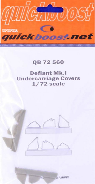 QuickBoost QB72560 Defiant Mk.I undercarriage covers (AIRFIX) 1/72