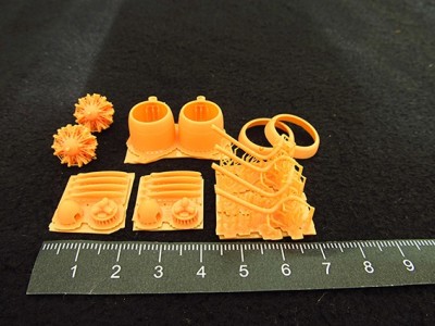 Metallic Details MDR72102 Gotha Go-244B Cowlings and engines (designed to be used with Italeri kits) (3d-printed) 1/72