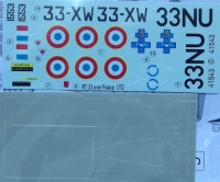 LF Model C72175 Decal RT-33 Shooting Star over France (SWORD) 1/72