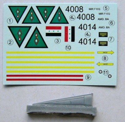 LF Model C7259 Decals Mirage F.1 EQ (Iraqui Air Force) 1/72