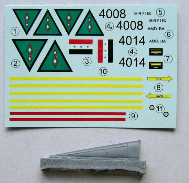 LF Model C7259 Decals Mirage F.1 EQ (Iraqui Air Force) 1/72