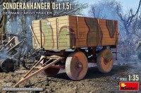 Miniart 35487 Sonderanhanger Ost 1.5t, German Cargo Trailer 1/35