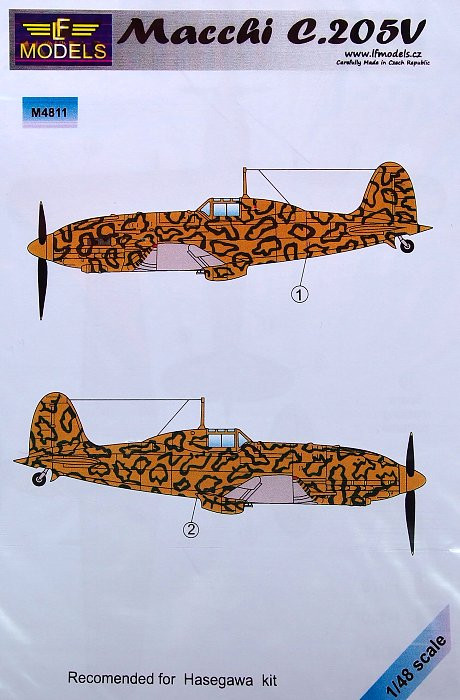 LF Model M4811 Mask Macchi C.205V (HAS) 1/48