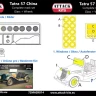 Attack 72MASK14 Tatra T57 China 1938 masks (glass & wheels) 1/72