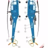 Lf Model C72288 Decals SA 319B Alouette III Hellenic service 1/72