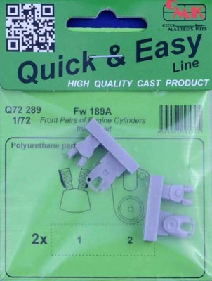 CMK Q72289 Fw 189A Front pairs of engine cylinders (ICM) 1/72