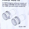 Amigo Models AMG 48016 MiG-31B/BM exhaust nozzle of D-30F6 (AMK) 1/48