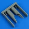 QuickBoost QB49112 Fairey Gannet AS1./AS.4 exhaust (AIRF) 1/48
