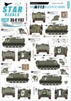 Star Decals 35-C1157 APC M113 Zelda. Israeli - IDF APC M113 in Lebanon 1982 1/35