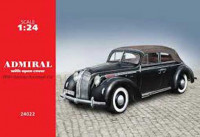 ICM 24022 Admiral Cabriolet with open cover, WWII German Passenger Car 1/24