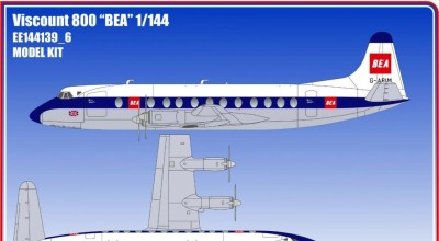 Восточный Экспресс 144139-6 Viscount 800 BEA old ( Limited Edition ) 1/144