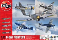 Airfix 50192 D-Day Fighters (5 моделей: P-51D, Spitfire MkIX, Tempest, Bf 109G-6, Fw 190) 1/72