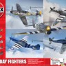 Airfix 50192 D-Day Fighters (5 моделей: P-51D, Spitfire MkIX, Tempest, Bf 109G-6, Fw 190) 1/72