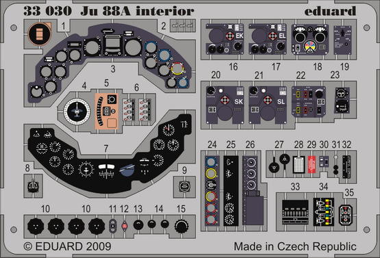 Eduard 33030 Ju 88A interior S.A. 1/32 REV