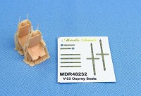 Metallic Details MDR48232 Bell V-22 Osprey seats 3d-printed  1/48