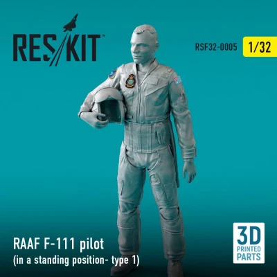 Reskit F32005 RAAF F-111 pilot in standing position type 1 1/32