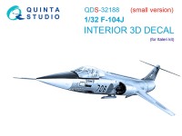 Quinta Studio QDS-32188 F-104J (Italeri) (Малая версия) 1/32
