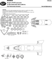 New Ware NWA-M1231 Mask Mirage IV A/P BASIC (HELLER) 1/48