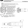 New Ware NWA-M1231 Mask Mirage IV A/P BASIC (HELLER) 1/48