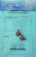 Aires 7257 P-40 wheels & paint mask 1/72