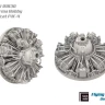 Sbs Model 72091 F4F-4 Wildcat Engine & Exhaust set (ARMA H.) 1/72