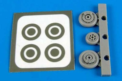 Aires 7291 F9F Panther wheels &amp; paint masks 1/72