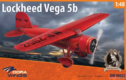 Dora Wings 48022 Lockheed Vega 5b "Рекордные полеты" 1:48