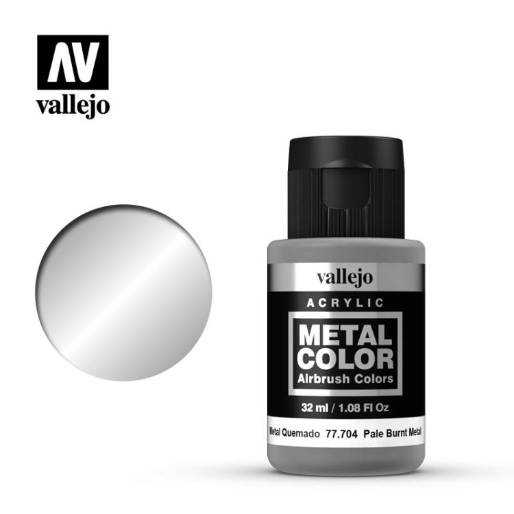 Valejio VAL-77704 Металлическая краска на водной основе бледный выжженный металл 32 мл