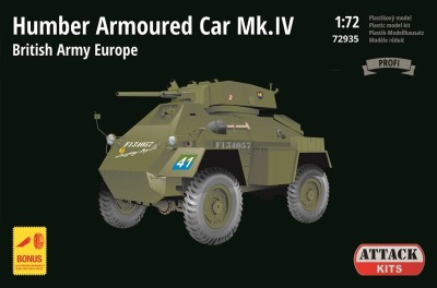 Attack Hobby 72935 Humber Armoured Car Mk.IV (w/ resin&amp;PE) 1/72