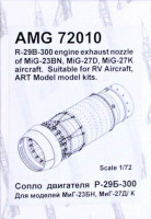 Amigo Models AMG 72010 R-29B-300 exh.nozzle MiG-23BN/MiG-27D/K (RVA) 1/72