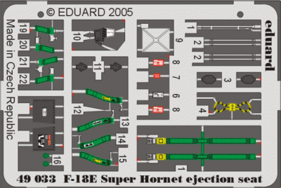 Eduard 49033 F-18E ejection seat REV