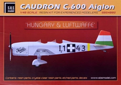 Sbs Model M4002 C.600 Aiglon Hungary&amp;Luftwaffe (resin kit) 1/48