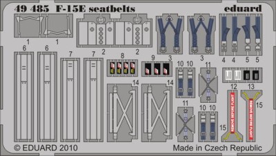 Eduard 49485 F-15E seatbelts ACA