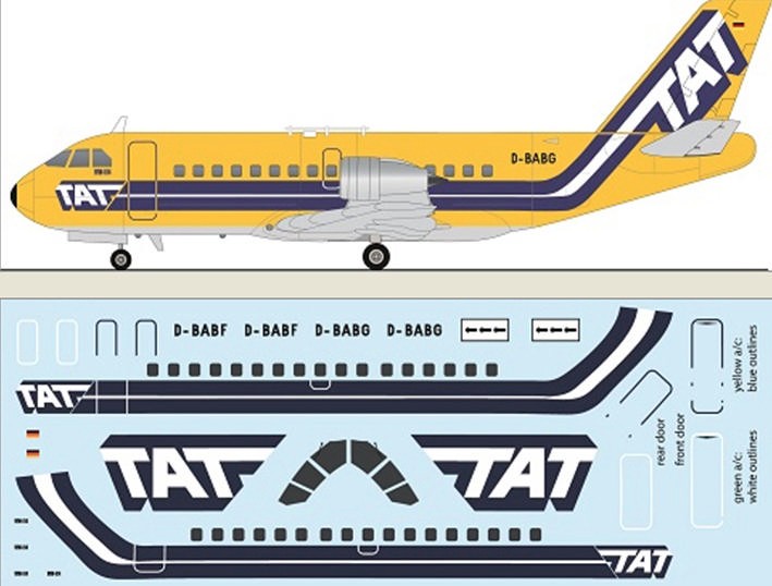 F-rsin Plastic FRP4136 VFW-614 TAT (silk-screened decals) 1/144