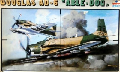 ESCI 4040 DOUGLAS AD-6 ABLE DOG 1:48
