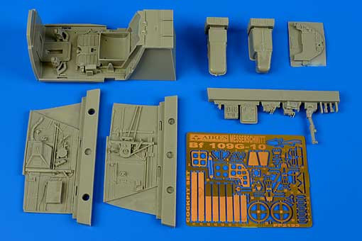 Aires 2193 Bf 109G-10 cockpit set 1/32