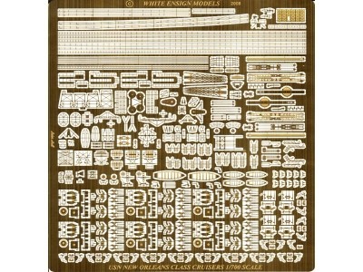 White Ensign Models PE 0790 NEW ORLEANS-CLASS CRUISERS 1/700