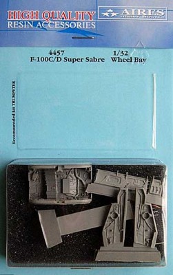 Aires 4457 F-100C/D Super Sabre wheel bay 1/48