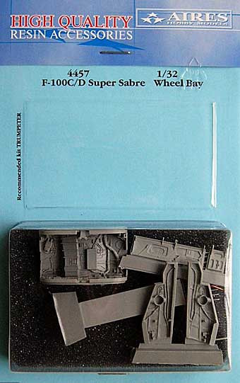 Aires 4457 F-100C/D Super Sabre wheel bay 1/48