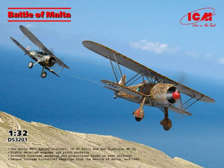 ICM DS3201 Battle of Malta (2-in-1) 1/32