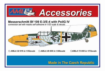 AML AMLA48059 Bf 109 E-4 PeilG IV - Day fighters 1/48