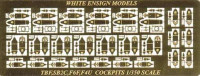 White Ensign Models PE 35057 COCKPIT INTERIORS for TBF, SB2C, F6F and F4U 1/350