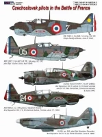 AML AMLD72054 Decals Czechoslovak pilots in the Battle 1/72