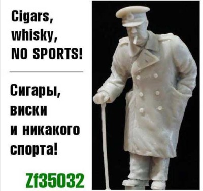 Zebrano ZF35032 Сигары, висики и никакого спорта (Черчилль) 1/35