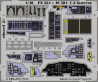 Eduard FE584 1/48 Цветное фототравление для C-2 interior S. A.