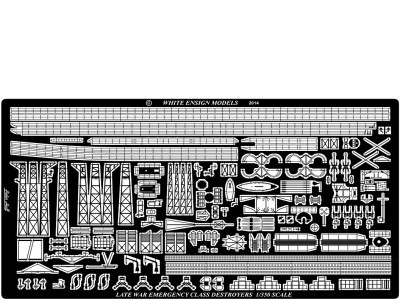 White Ensign Models PE 35180 LATE WAR EMERGENCY DESTROYERS 1/350