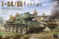 Border Model BT-027 T-34/85 Composite Turret 112 Plant w/5 Resin Figures And Workable Track And Suspension And Metal Gun Barrel 1/35