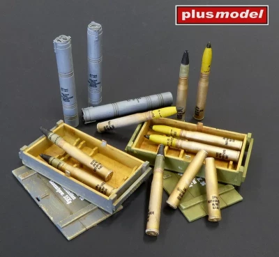Plusmodel DP3059 8,8cm ammo KwK 36 Tiger I, Flak 88-16,36,37 1/35