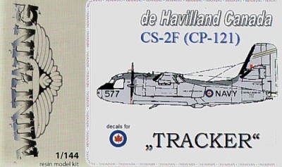 Miniwing MINI018 de Havilland Canada CS-2F 'TRACKER' 1/144